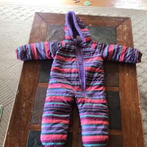 Patagonia reversible snow suit 6m